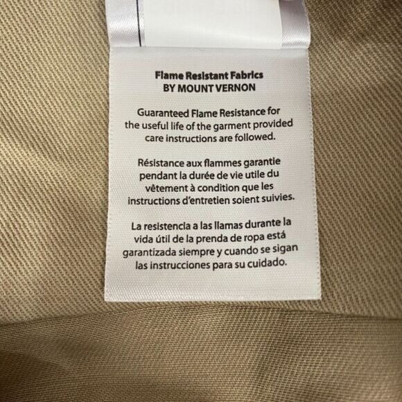 Carhartt FR Shirt Men's Size 3XL Flame Resistant Workwear Twill Khaki CAT 2 NEW - Picture 15 of 16